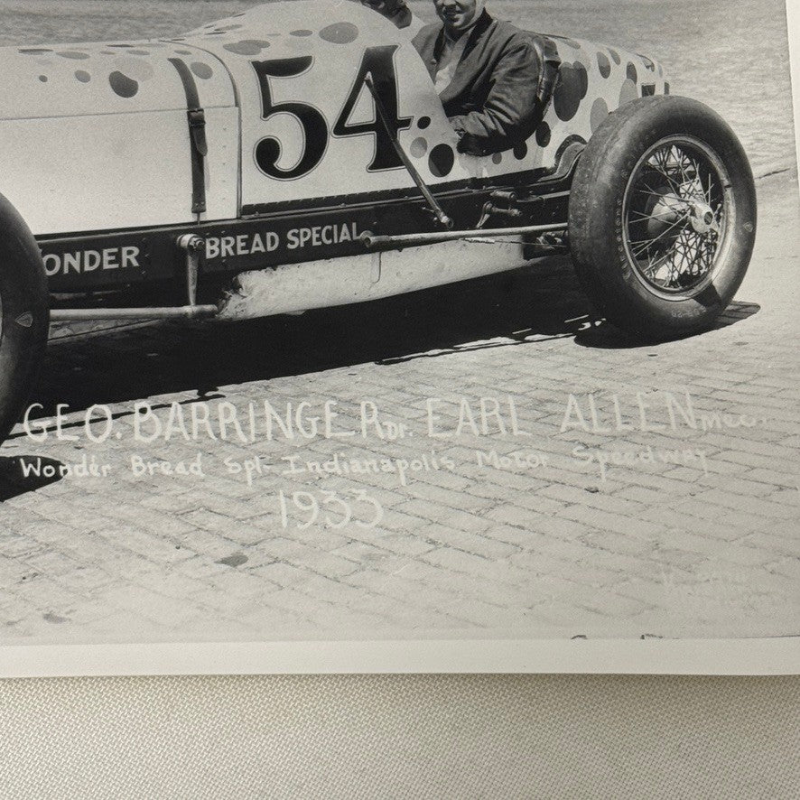1933 Indy Racing Photograph Wonderbread Special Motorsport Modern Print Photo