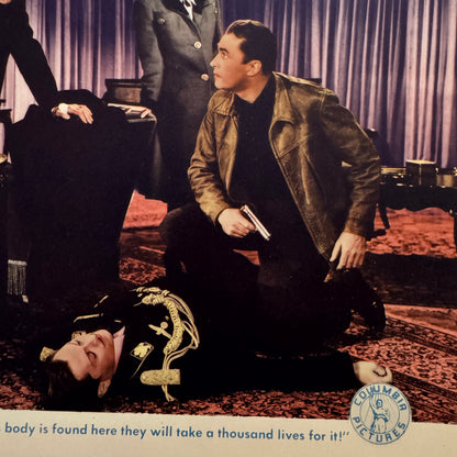 Vintage Movie Lobby Card Poster 1943 First Comes Courage Merle Oberon