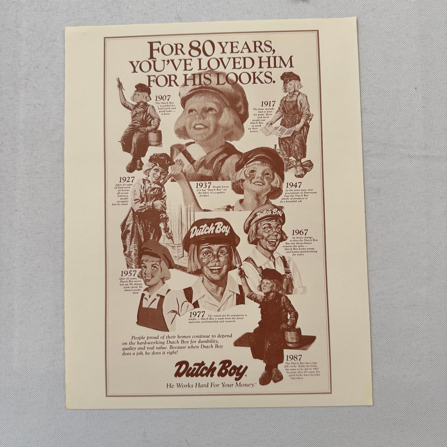 Arie Luyendyk 1990 Dutch Boy Paint CART Indy Racing Press Kit Brochure Photo