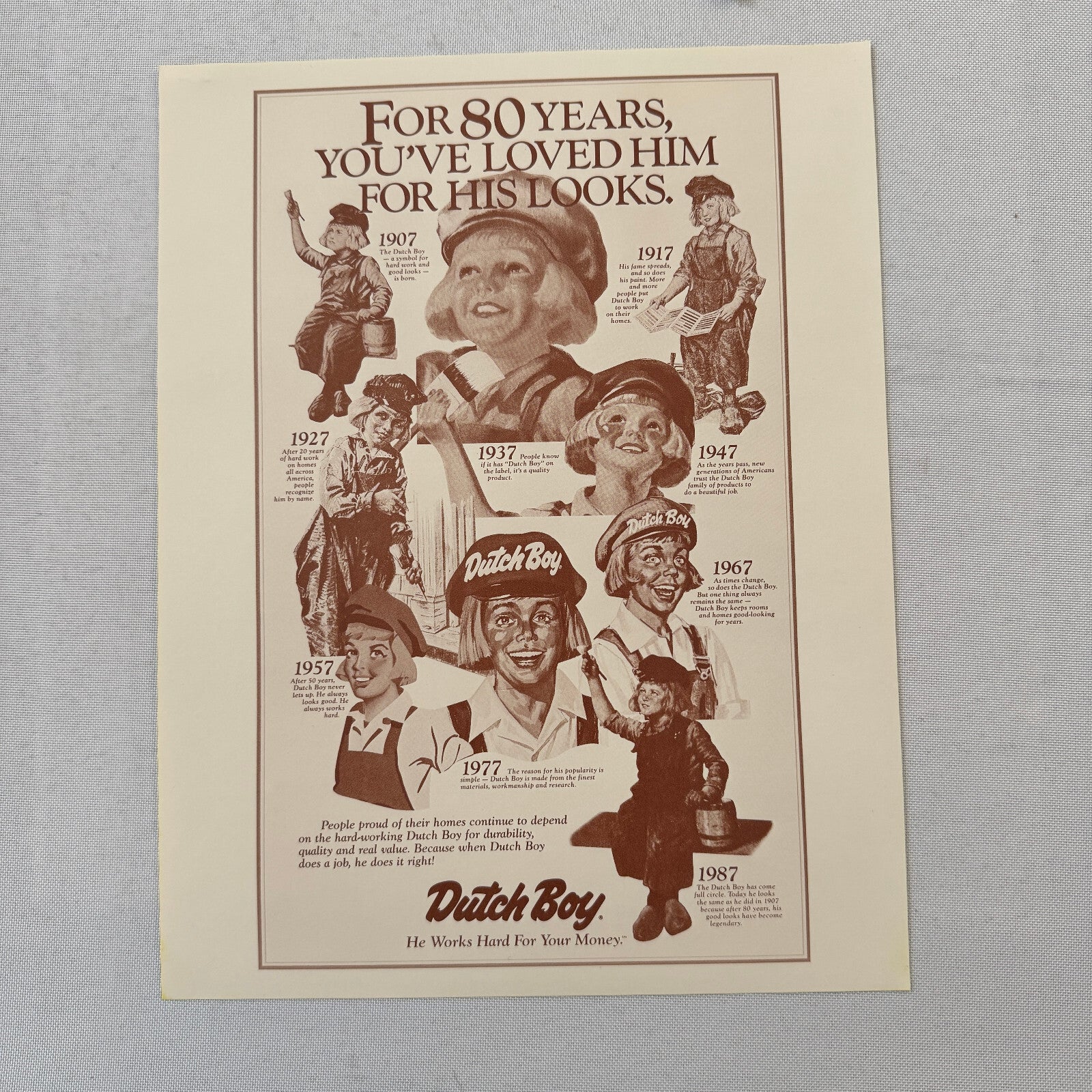 Arie Luyendyk 1990 Dutch Boy Paint CART Indy Racing Press Kit Brochure Photo