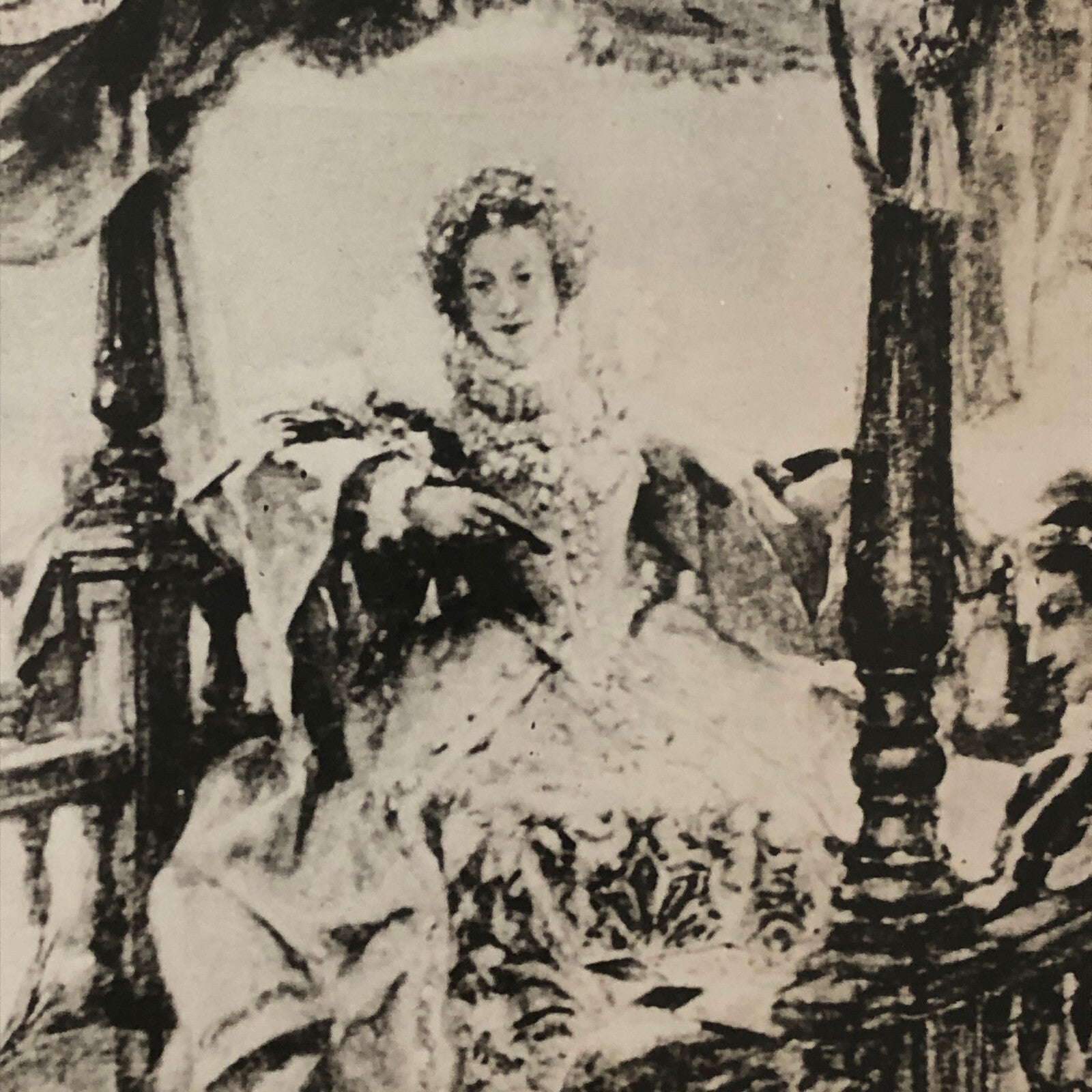 Vintage Press Photo Photograph Painting Art Piece London News Agency LNA 1934