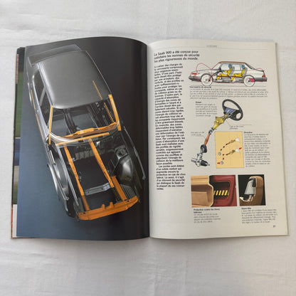 1988 Saab 900i 900 Turbo Car Sales Brochure Catalog Vintage FRENCH European