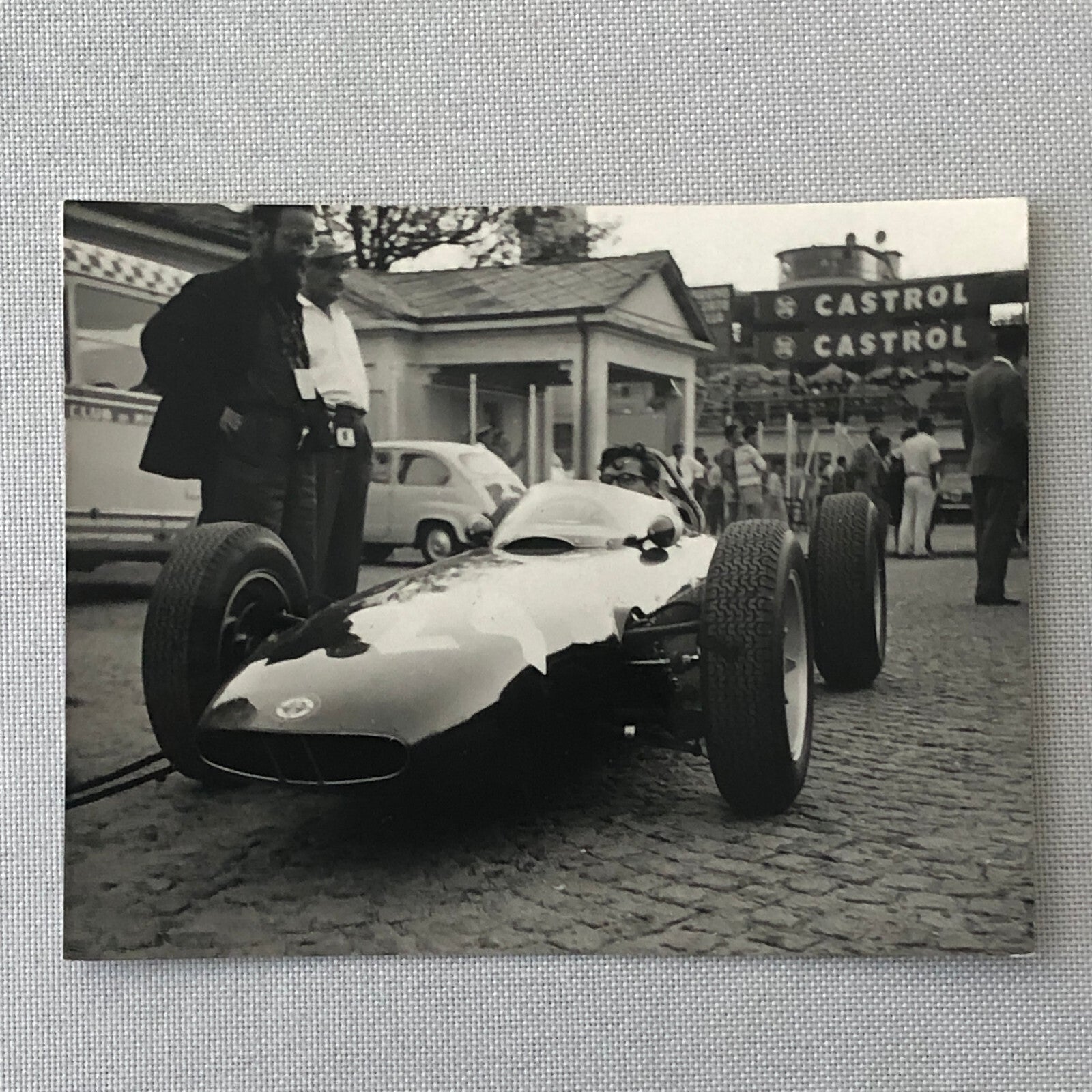 Vintage Racing Photo Photograph BRM Race Car 1961 Monza