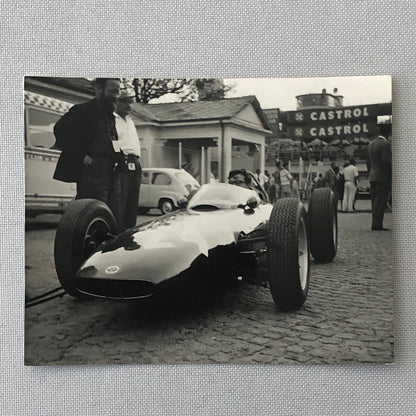 Vintage Racing Photo Photograph BRM Race Car 1961 Monza