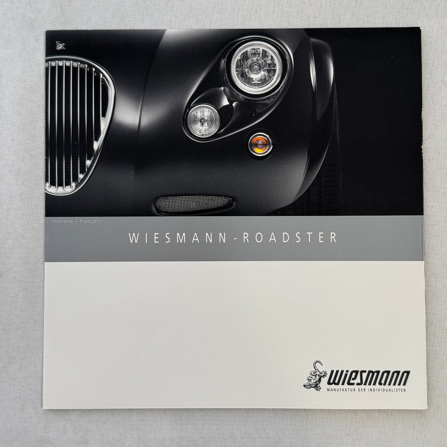 2008 Wiesmann Roadster Brochure Catalog Sports Car Italian French Text European