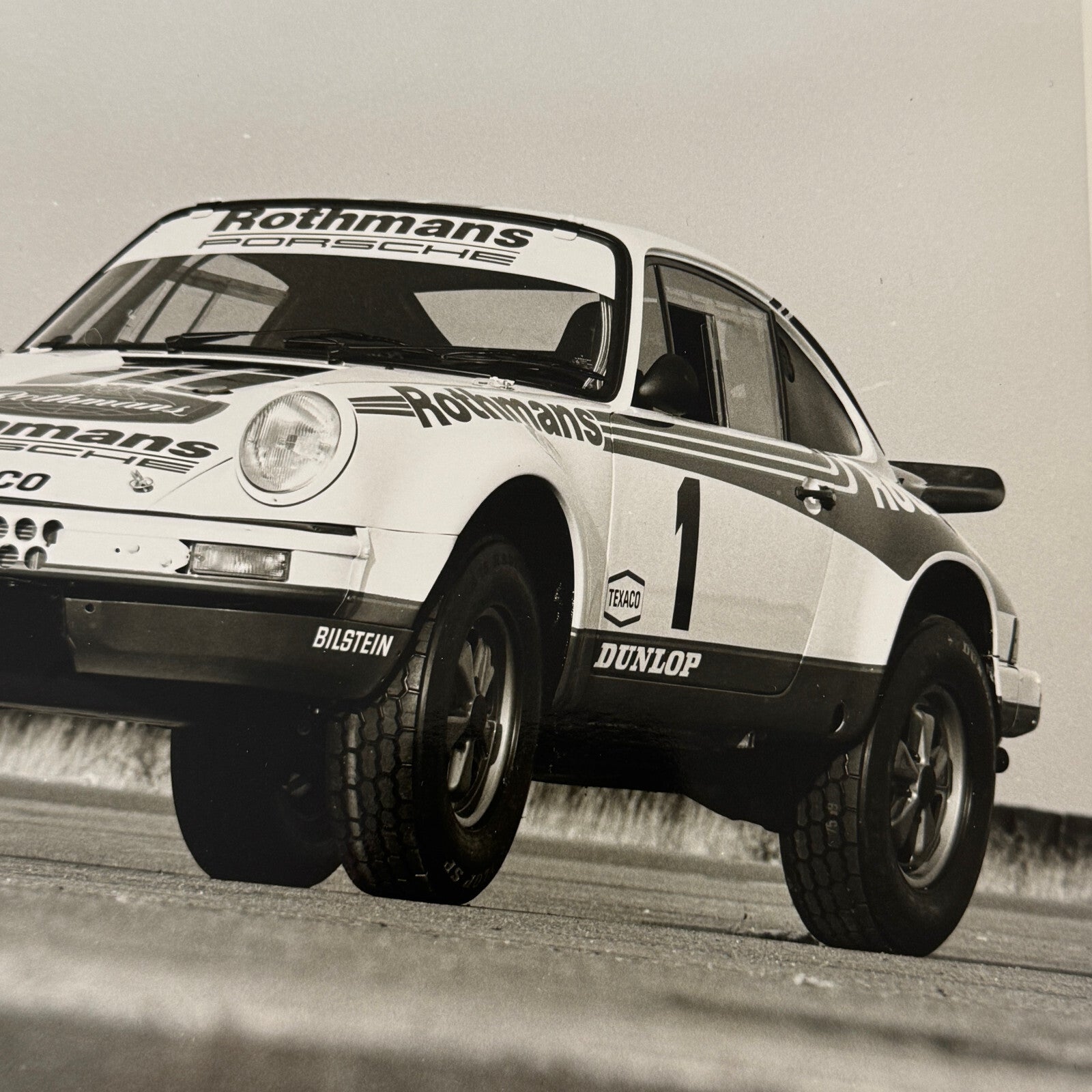 Rothmans Racing Porsche 911 Rally Safari Car Photo Photograph Print Vintage