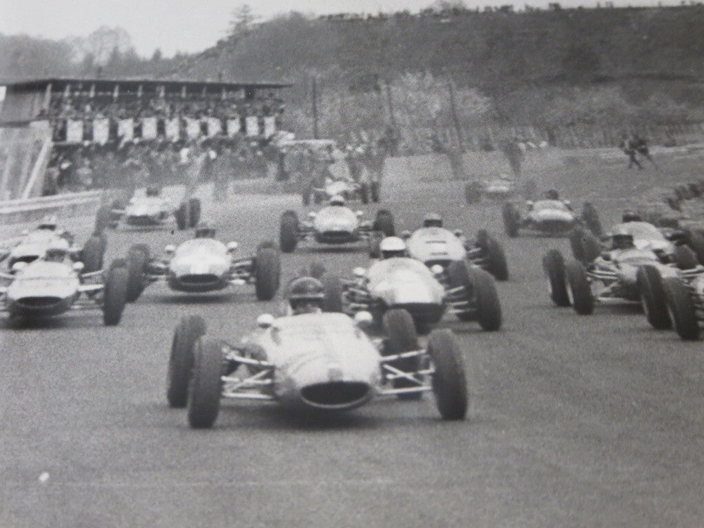 Vintage 1960s Racing Photograph Photo Image - Balteria Partenza - Italy 