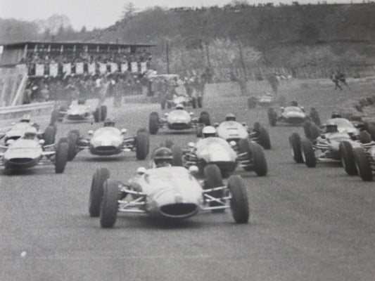 Vintage 1960s Racing Photograph Photo Image - Balteria Partenza - Italy 