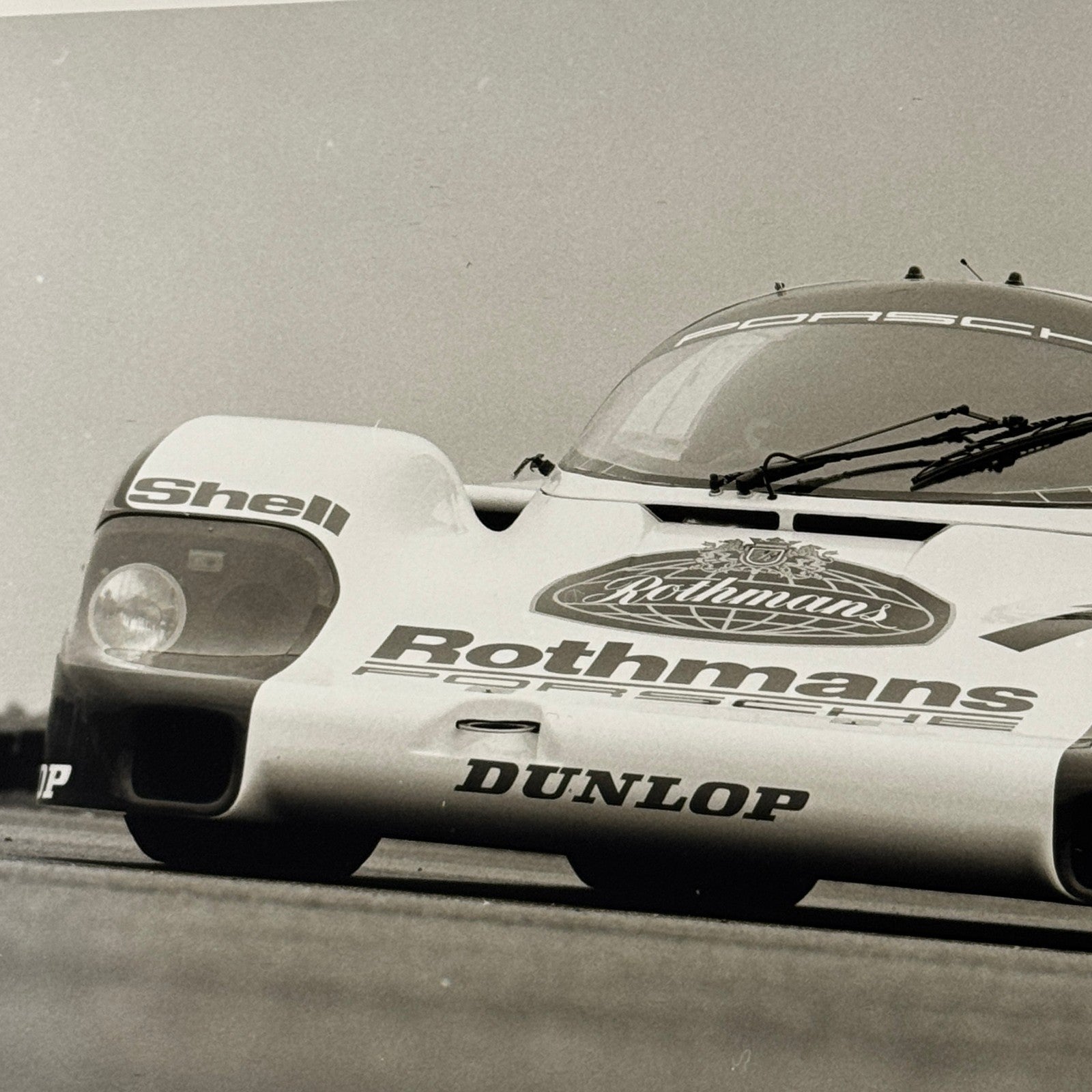 Porsche 956 Rothmans Racing Race Car Photo Photograph Print Vintage