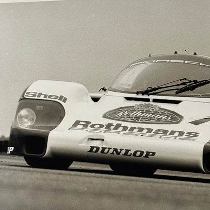 Porsche 956 Rothmans Racing Race Car Photo Photograph Print Vintage