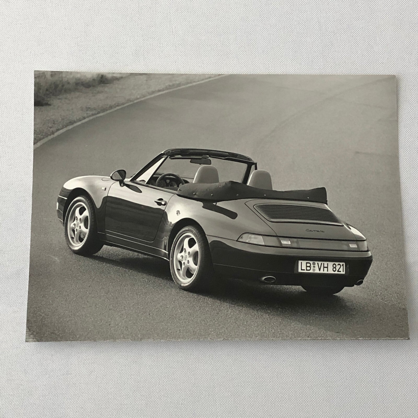 Porsche 911 Carrera Photo Cabriolet Convertible Automobile Photograph Lot of 4