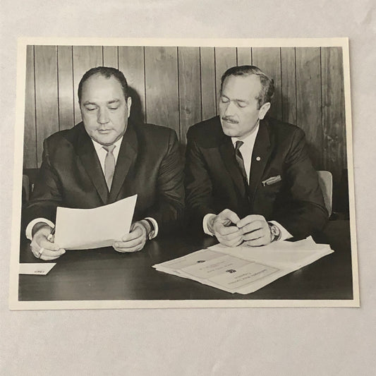 Indianapolis Indy 500 Racing Photo Photograph Colin Chapman STP President 1969