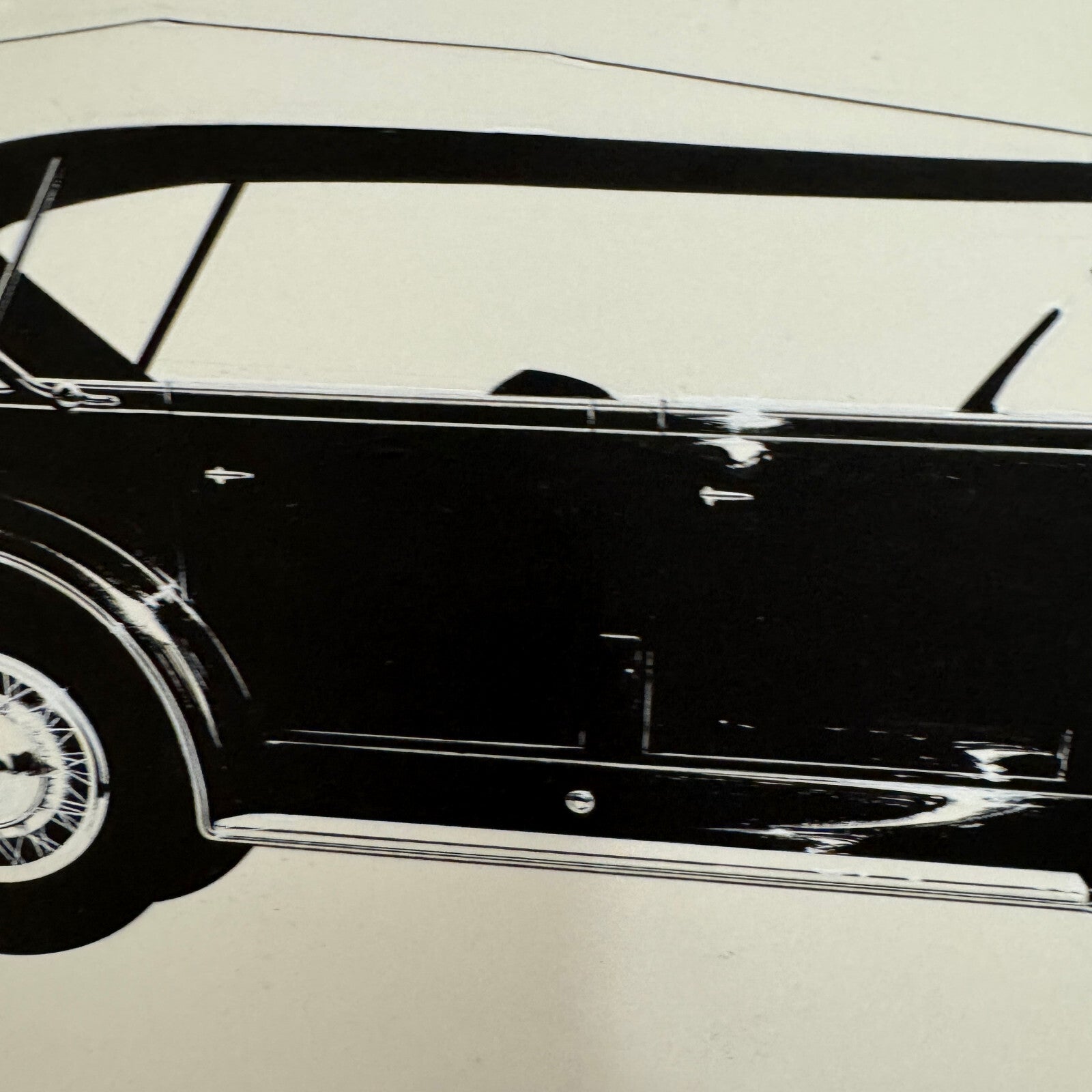 1932 Packard Model 905 Phaeton V12 Car Illustration Art Drawing Hand Drawn