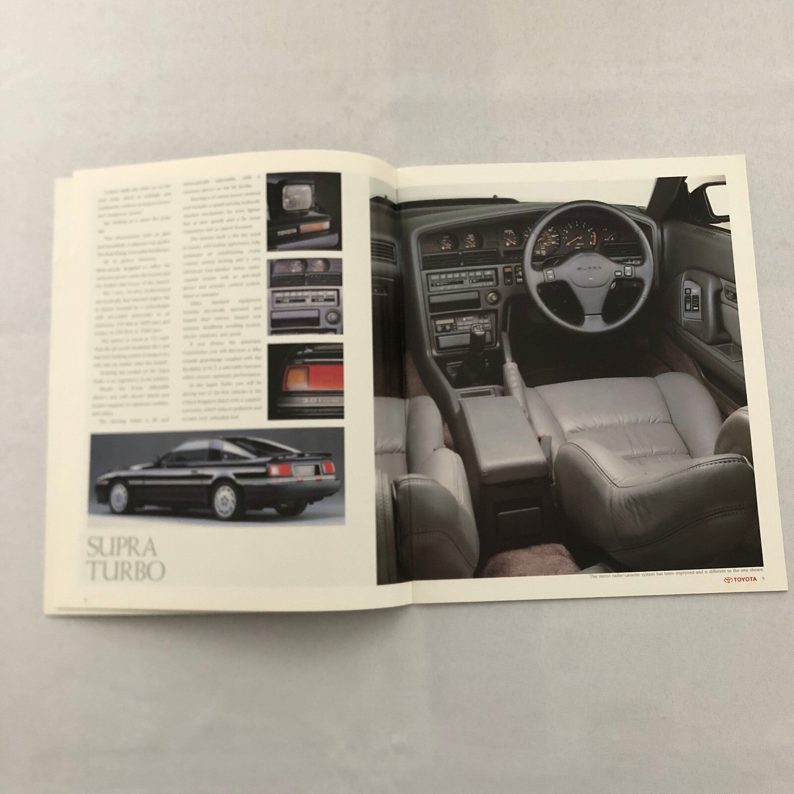 1990 Toyota Sports Car Sales Brochure Catalog Celica Supra MR2 Corolla UK Market