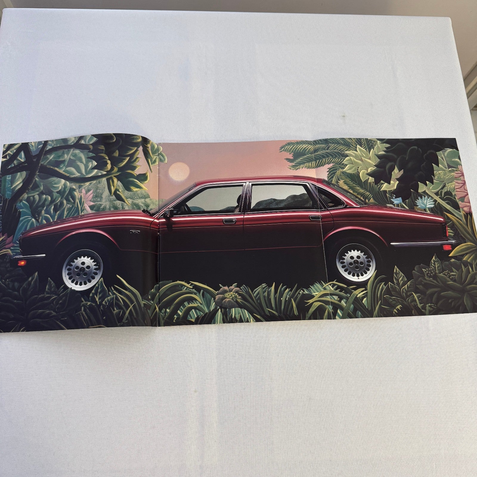 1987 Jaguar XJ6 and XJ6 Sovereign Car Sales Brochure Catalog Advertising Vintage