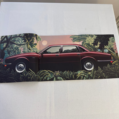 1987 Jaguar XJ6 and XJ6 Sovereign Car Sales Brochure Catalog Advertising Vintage