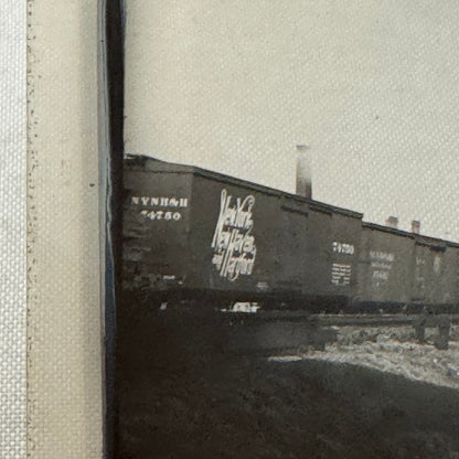 New York New Haven and Hartford Railroad Railway Train Glass Lantern Slide