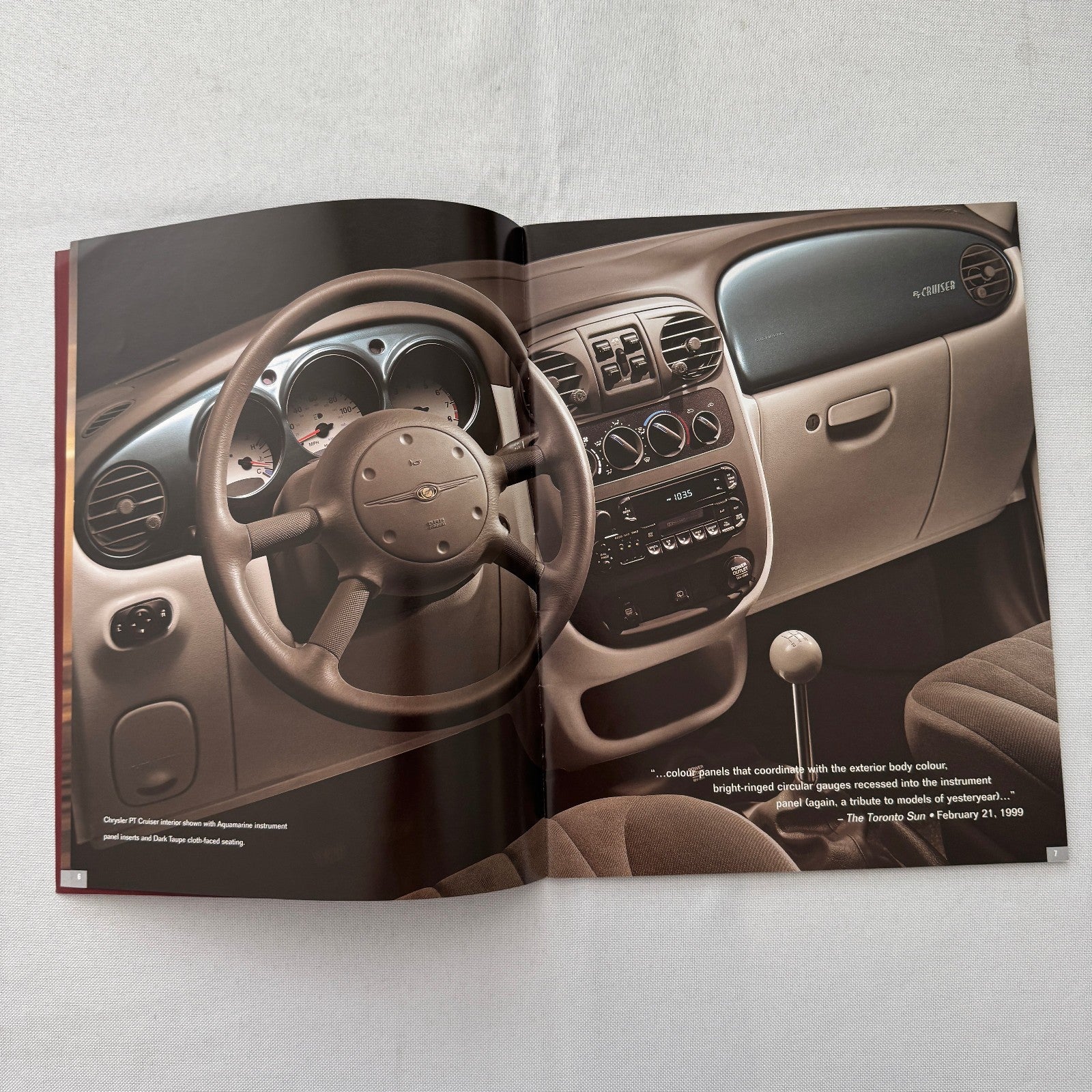 2001 Chrysler PT Cruiser Car Sales Brochure Catalog Advertising Canadian