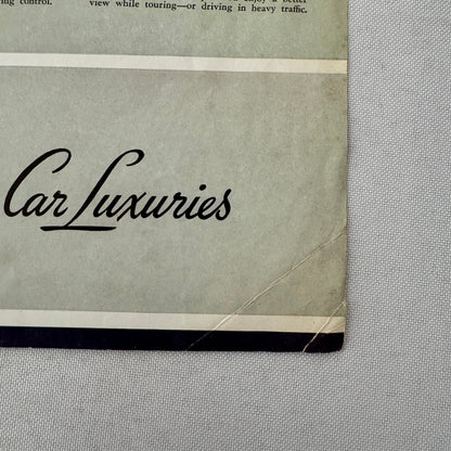 1942 Mercury Eight Car Sales Brochure Catalog Poster Coupe Town Sedan Canadian