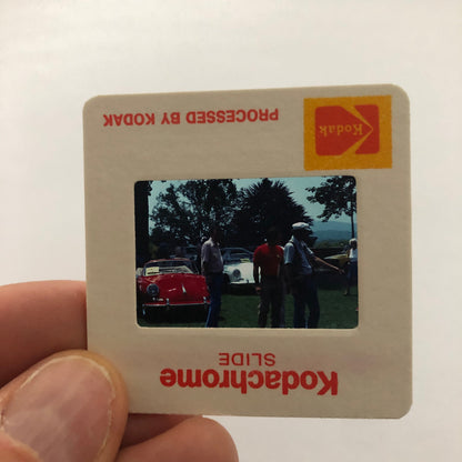 Porsche 356 Car Show 35mm Photo Slide Vintage 1981
