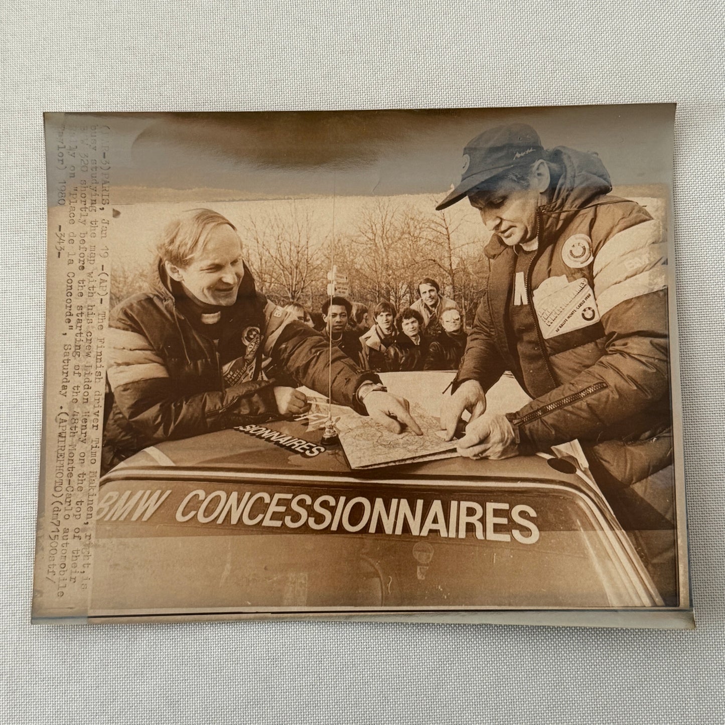 1980 Rallye Monte Carlo Press Photo Photograph Rally BMW Timo Makinen