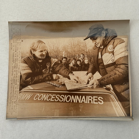 1980 Rallye Monte Carlo Press Photo Photograph Rally BMW Timo Makinen