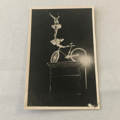 Circus Performer with Bicycle Balancing Act Postcard Post Card Lot of 6x