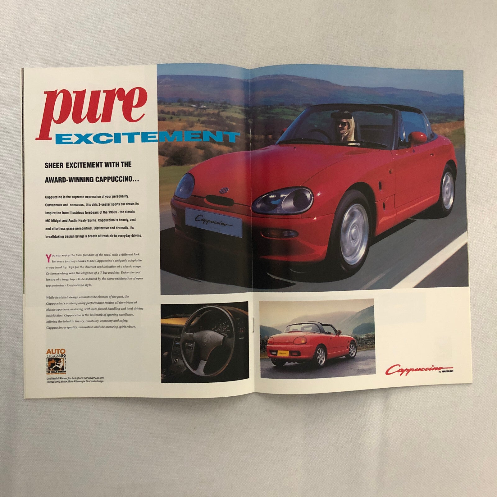 1994 Suzuki Sales Brochure Catalog Capuccino Vitara Swift Samurai Supercarry