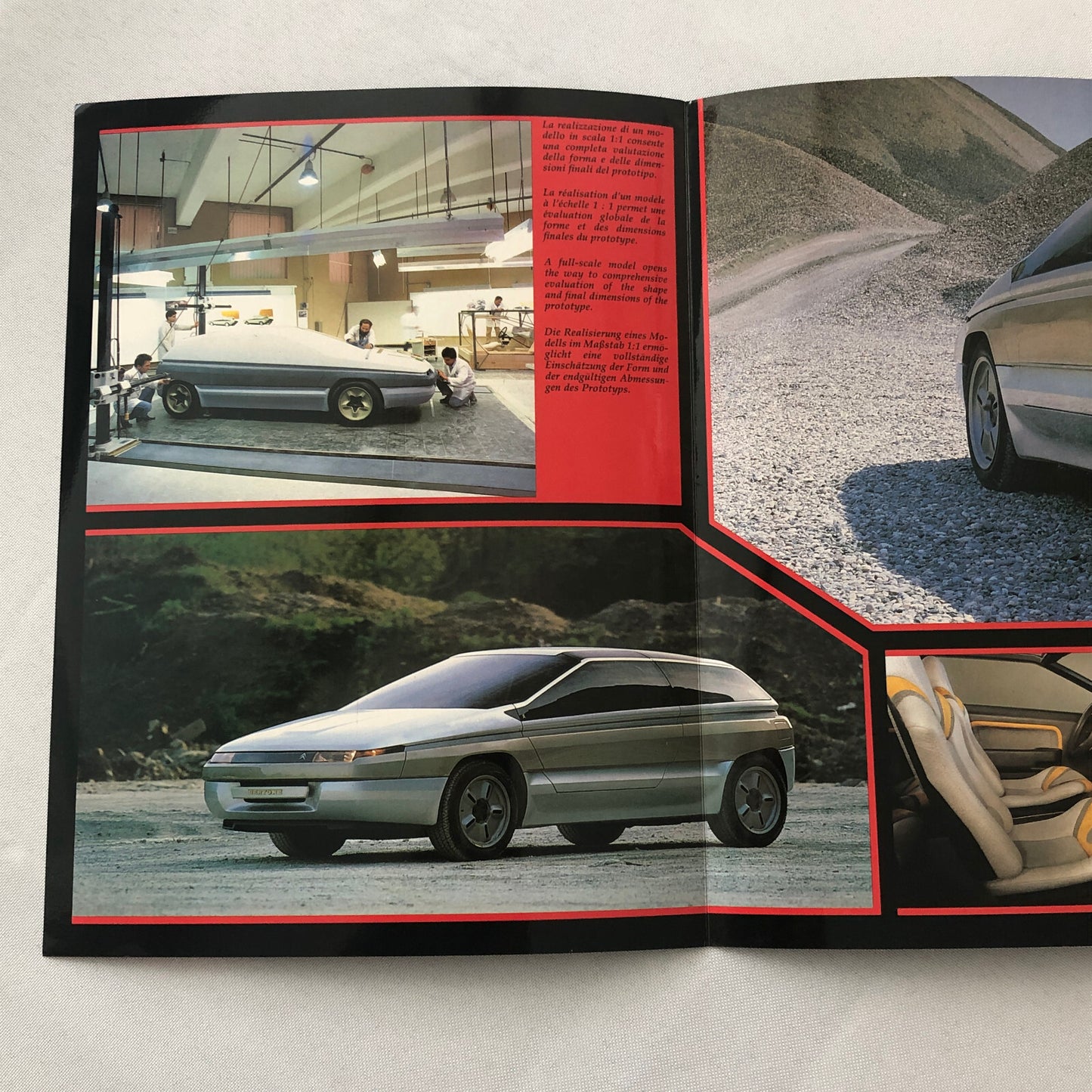 Bertone Zabrus Concept Car Prototype Sales Brochure Catalog
