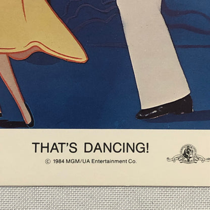 That's Dancing Movie Film Cartoon Lobby Card Mini Poster 1984