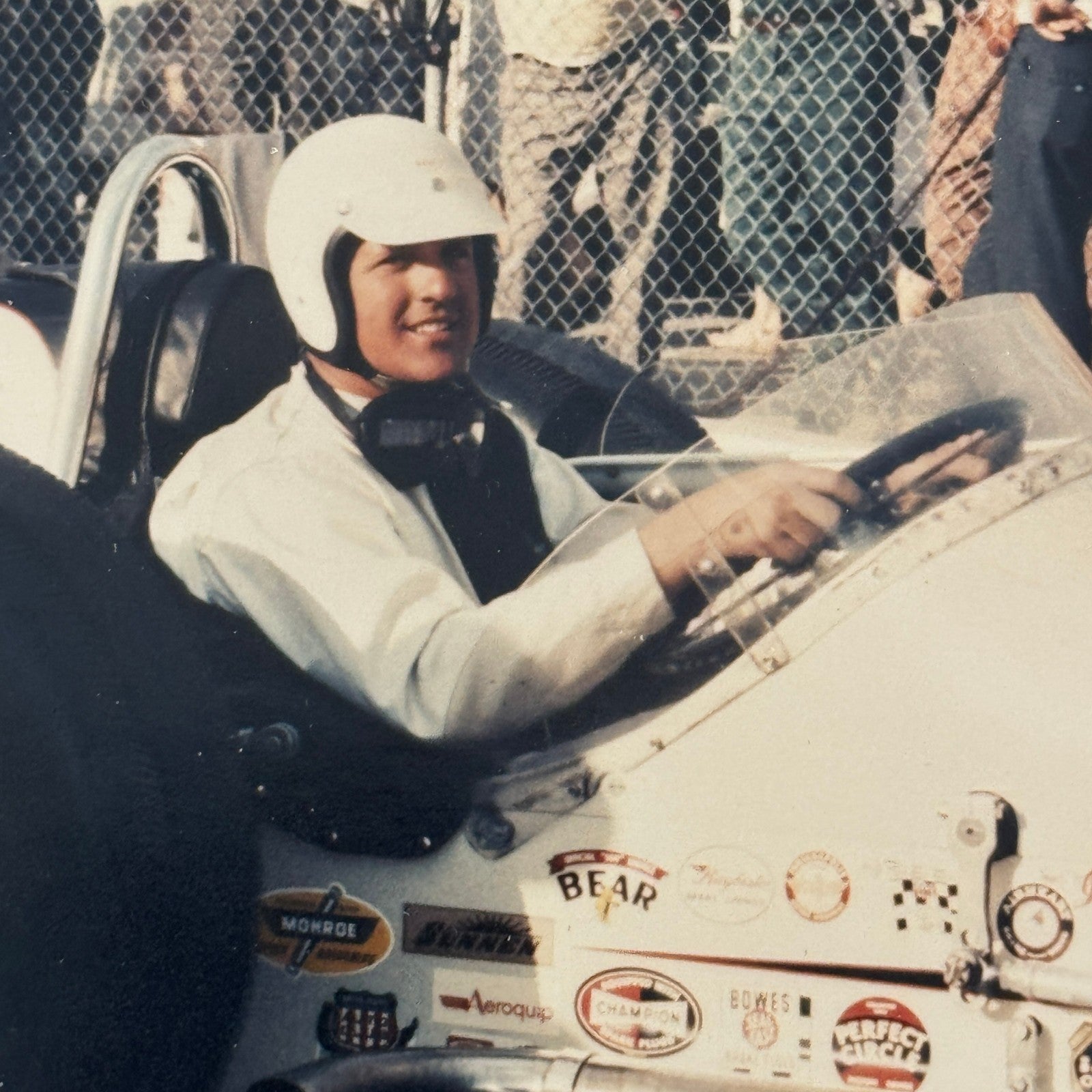 Vintage Indy Racing Photo AJ Foyt Car Motorsport Modern Print