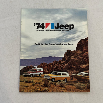 1974 Jeep Recreational Vehicle Brochure Catalog CJ-5 Pickup Wagoneer Cherokee