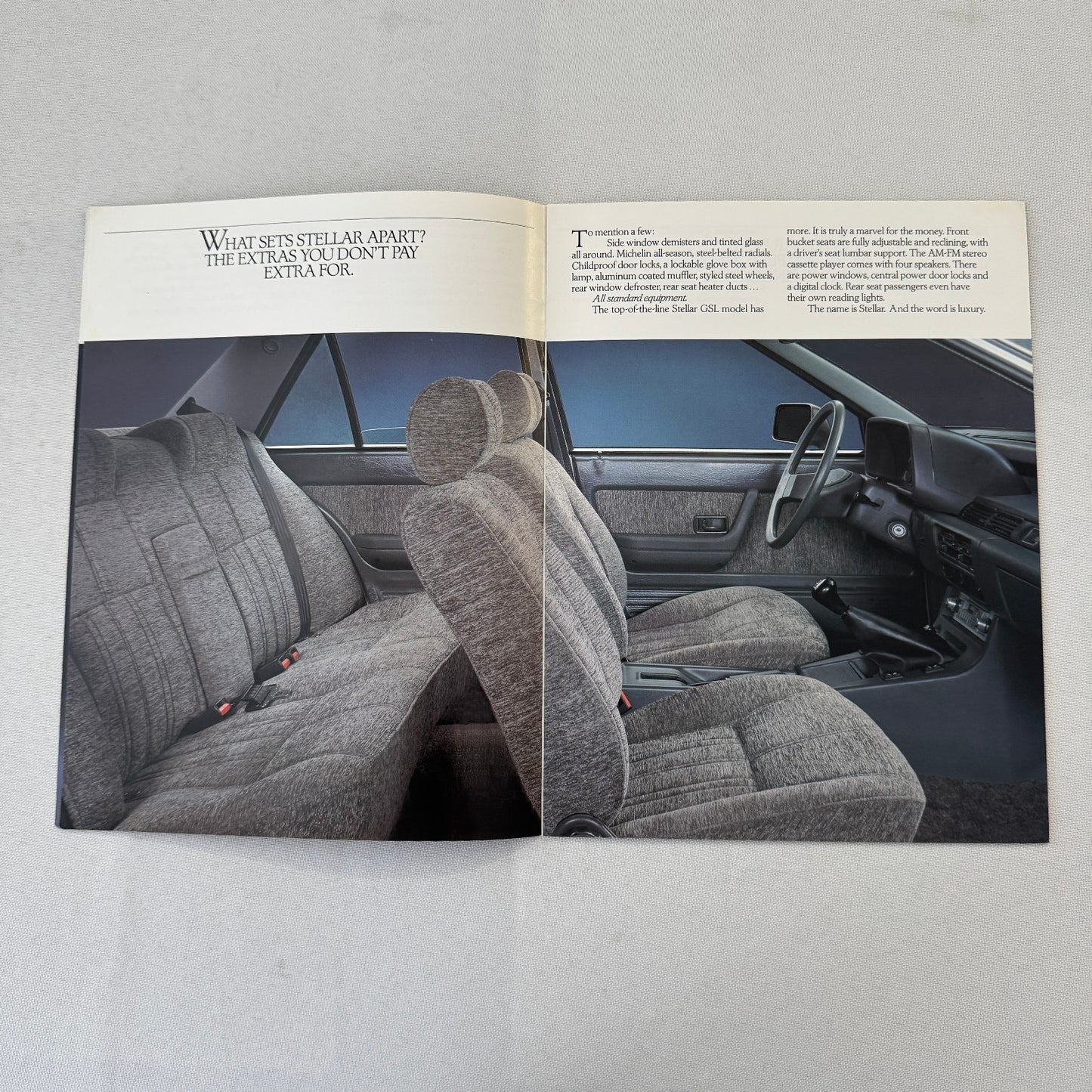 Vintage Hyundai Stellar Car Brochure Canadian Market Vintage Advertising