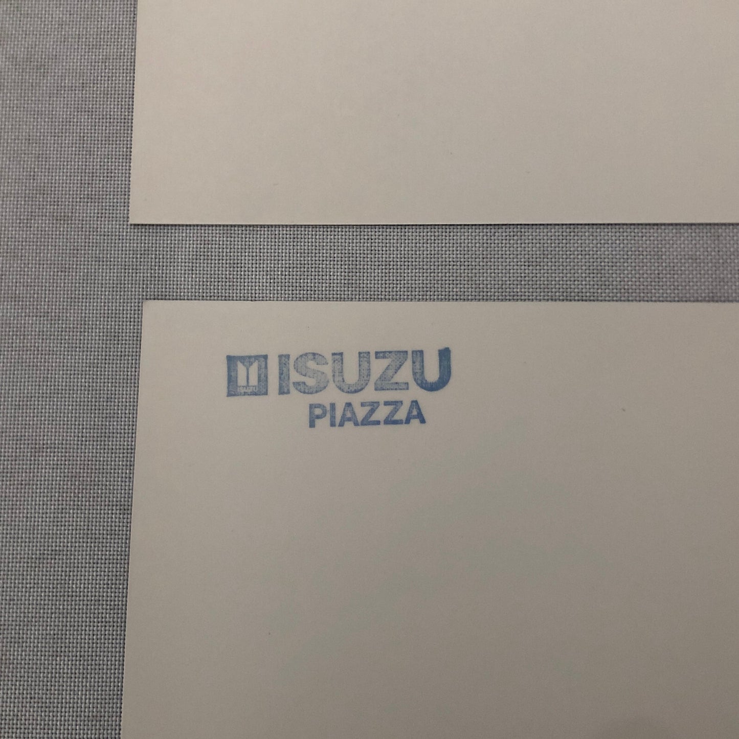 Isuzu Piazza Car Factory Press Photo Photograph Print Lot 2x