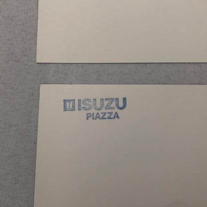 Isuzu Piazza Car Factory Press Photo Photograph Print Lot 2x
