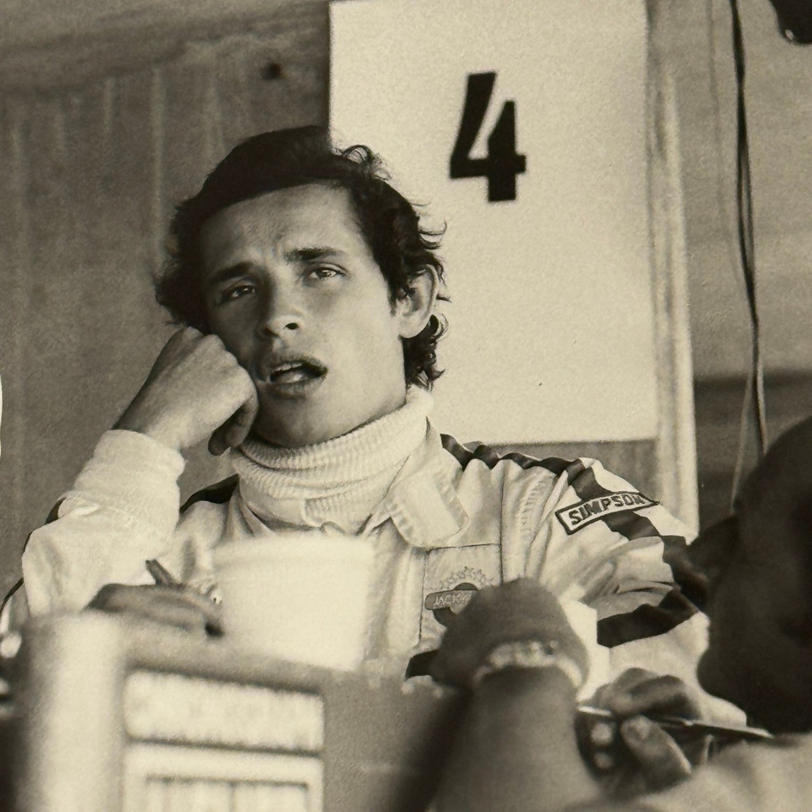 Vintage Racing Photo 1971 Austrian Grand Prix Driver Jacky Ickx Motorsport