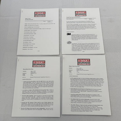 1995 Target Chip Ganassi Racing Press KIt Photo Bryan Herta Jimmy Vasser