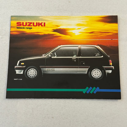 Suzuki Car Sales Brochure Catalog Swift ST90 Alto FX SJ410 1984 1985