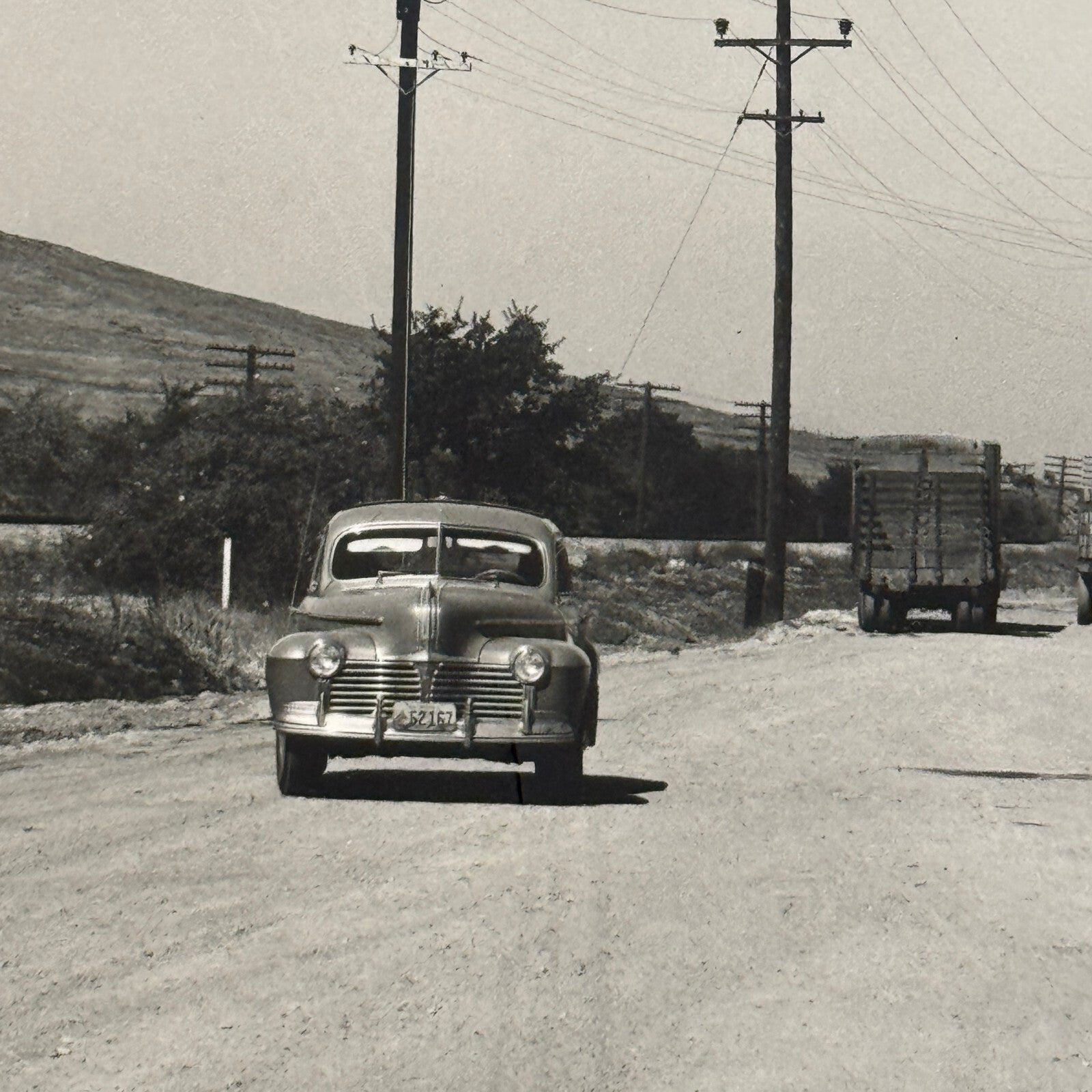 California Highway Inspection Station Vintage Photo Photograph