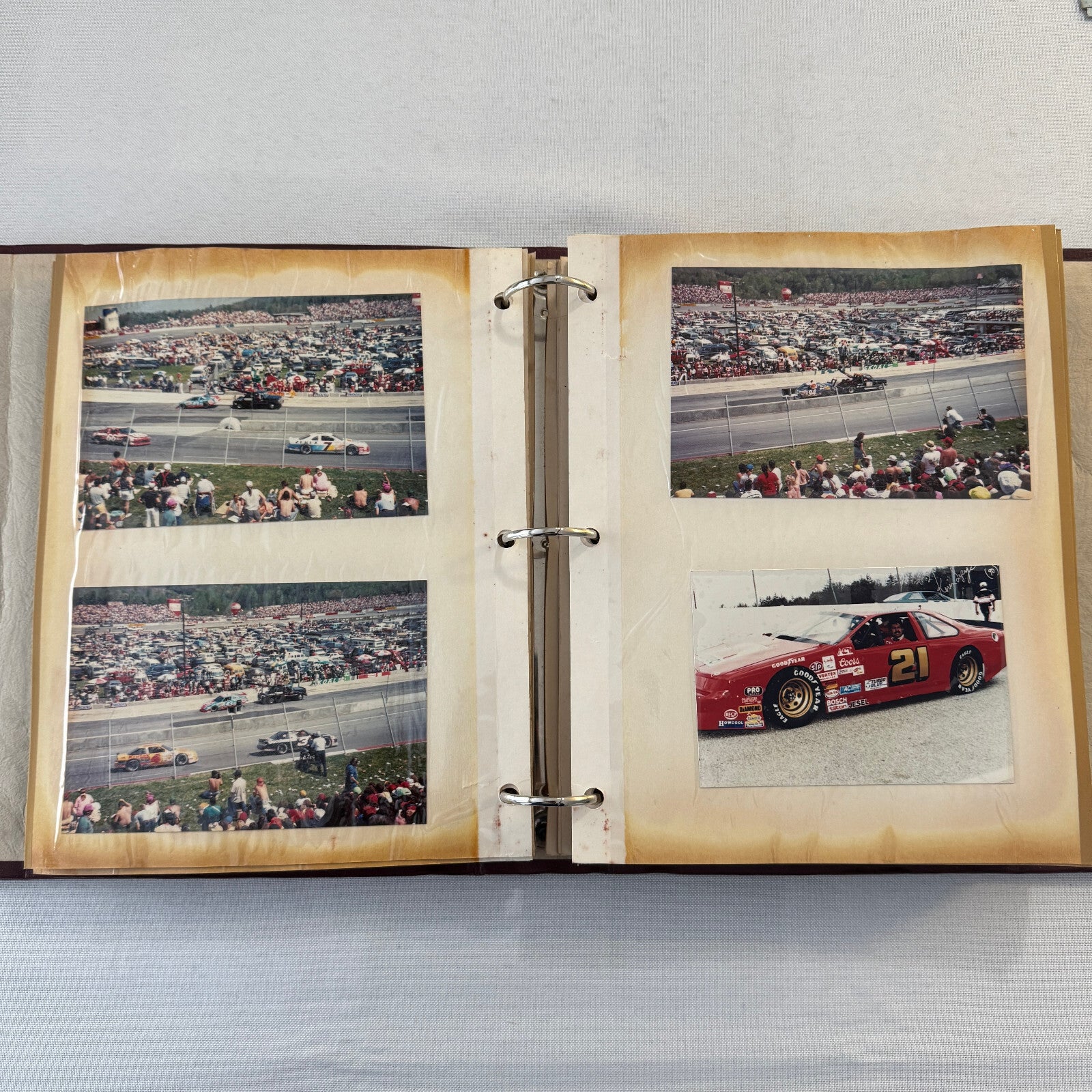 1990 Stock Car Racing Scrapbook Stockcar NASCAR Vintage Over 100 Photographs