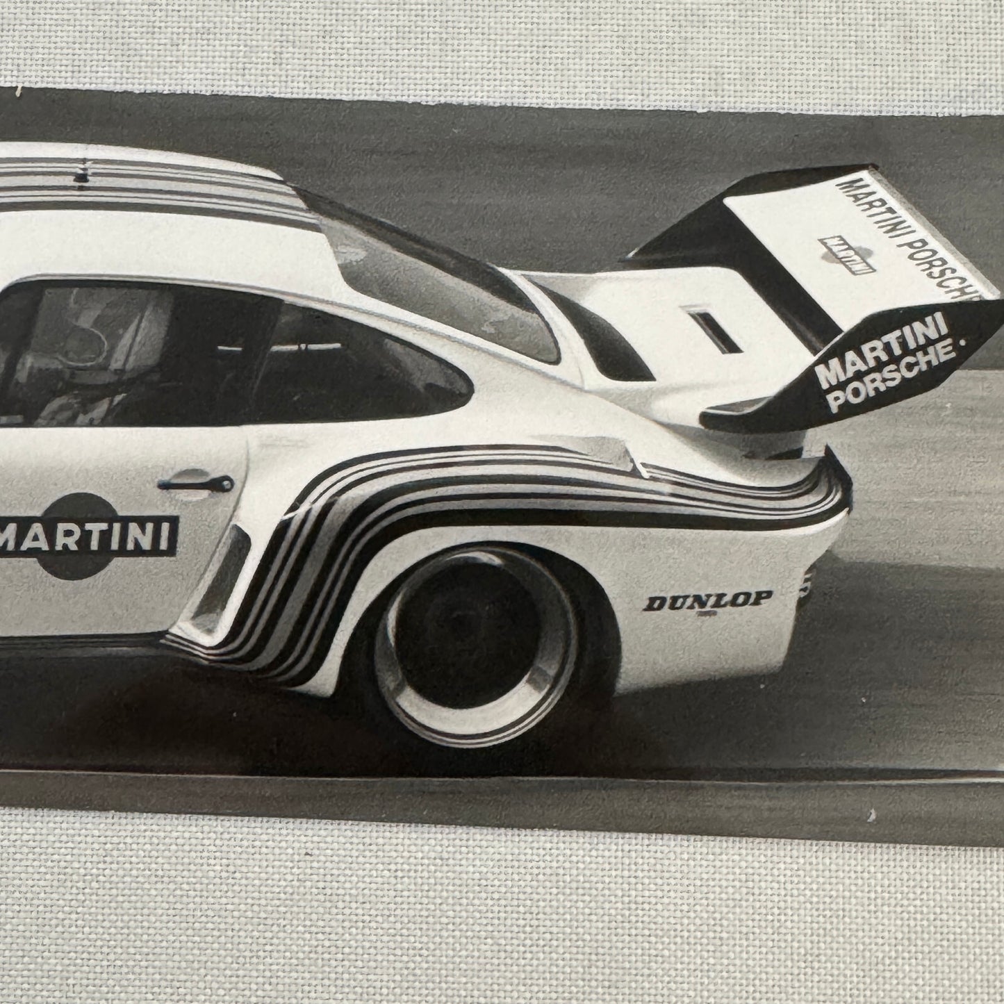 Porsche 935 Martini Racing Car Vintage Photo Photograph Print 1976