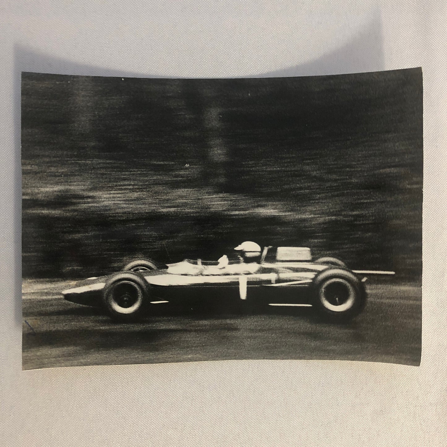 Vintage Racing Car Photo Photograph Print - Tag AL17313