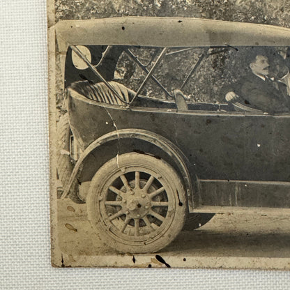 Antique Car Automobile Men Real Photo Postcard RPPC Photograph