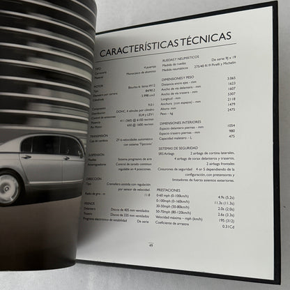 Bentley Continental Flying Spur Car Press Kit Brochure Book with CD SPANISH