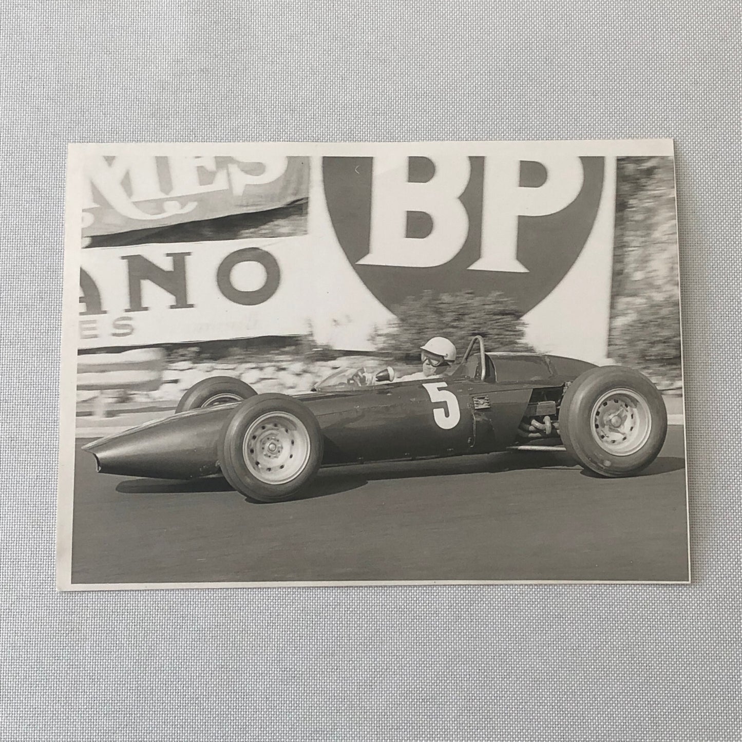 Vintage Racing Car Driver Grand Prix Racing Car Photo Photograph Gunther Molter