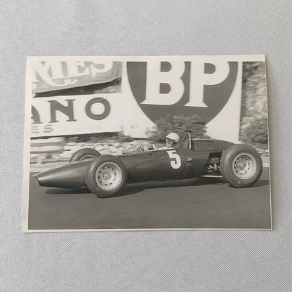 Vintage Racing Car Driver Grand Prix Racing Car Photo Photograph Gunther Molter