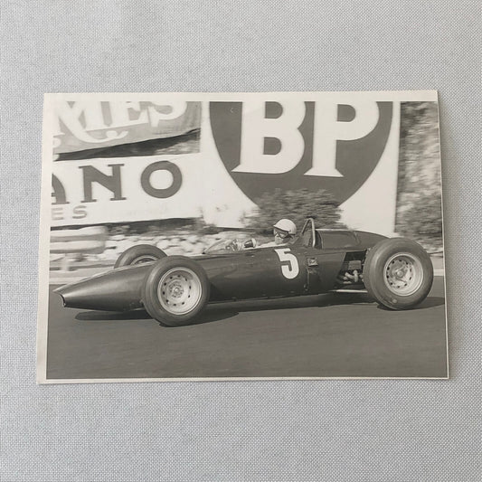 Vintage Racing Car Driver Grand Prix Racing Car Photo Photograph Gunther Molter