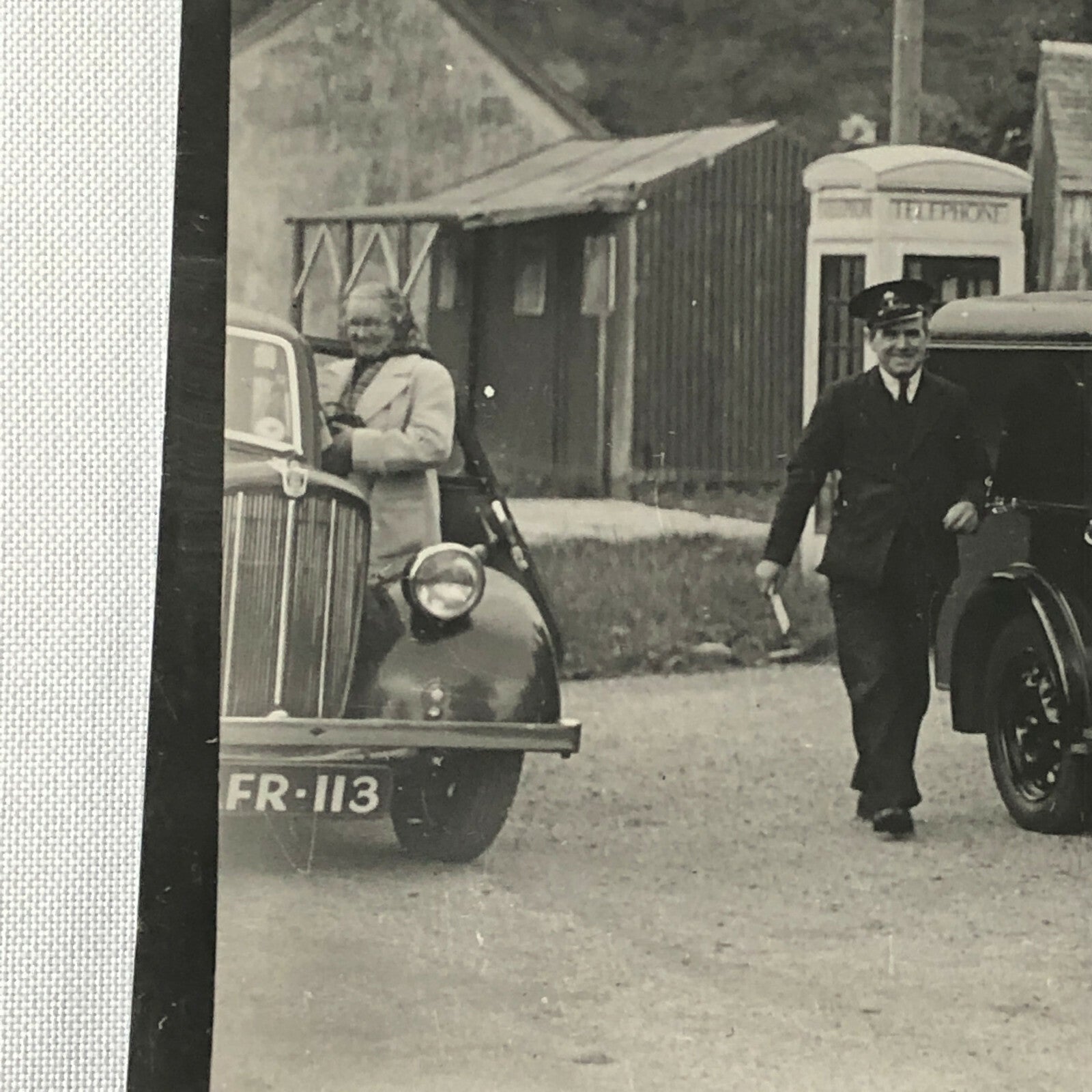 Vintage Early Mail Truck Mailman Post Office Photo Photograph Modern Era Print 
