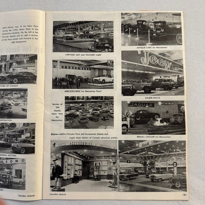1955 Canadian Motorist Magazine CNE Motor Show Autoshow Glidden Tour September