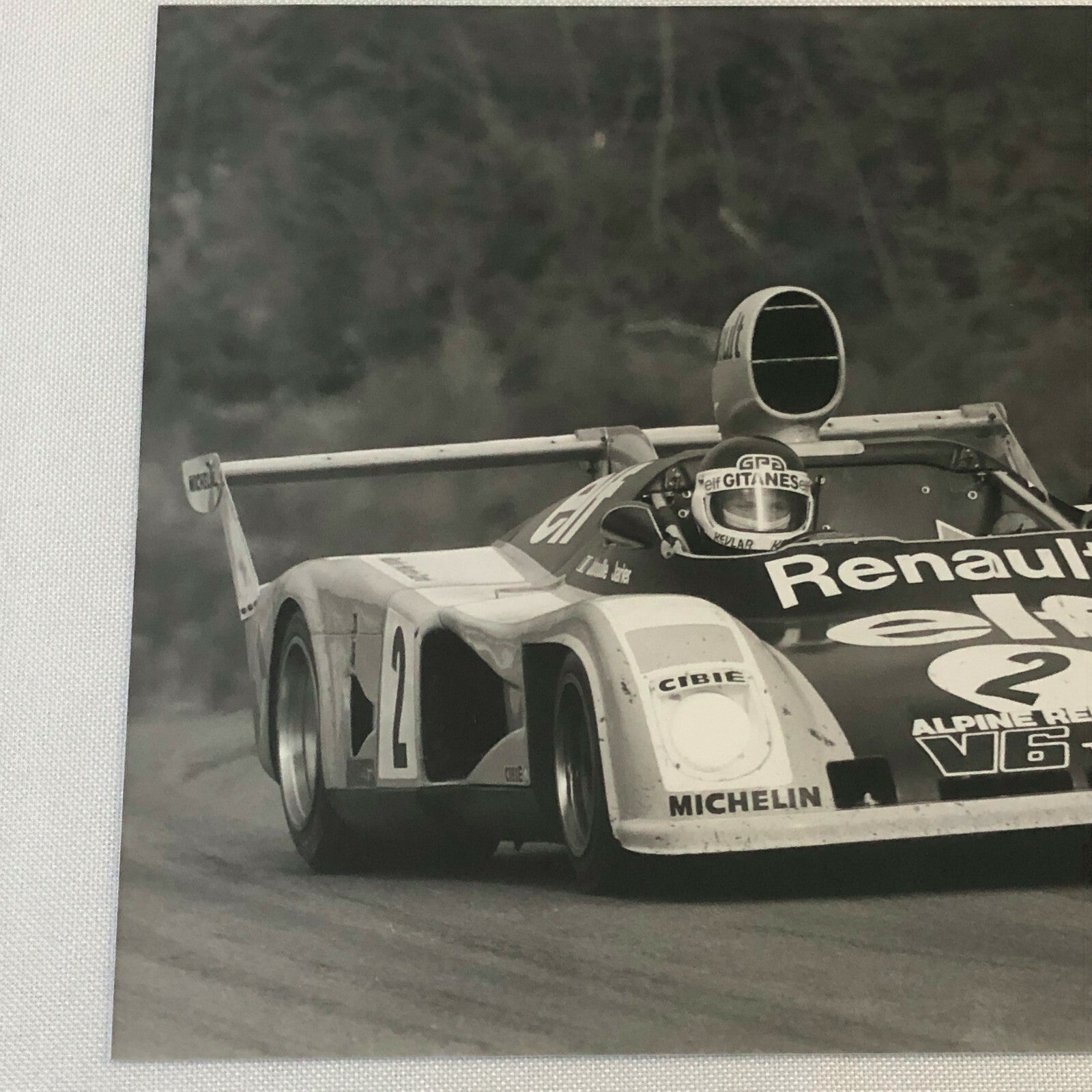 Vintage Racing Photo Photograph 1976 500 KMs de Dijon Renault Alpine A442 Turbo 
